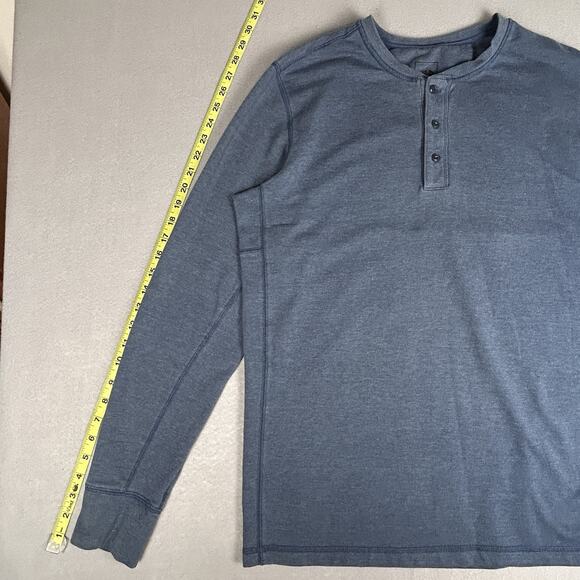 The North Face Mens Sz L Henley 1/4 button popover - Picture 7 of 9